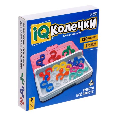 Logical game "IQ-kolechki", 1 player, 7+-10