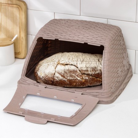 Khlebnitsa "Wholewood", 26 × 33 × 19 cm, the color is light brown-2