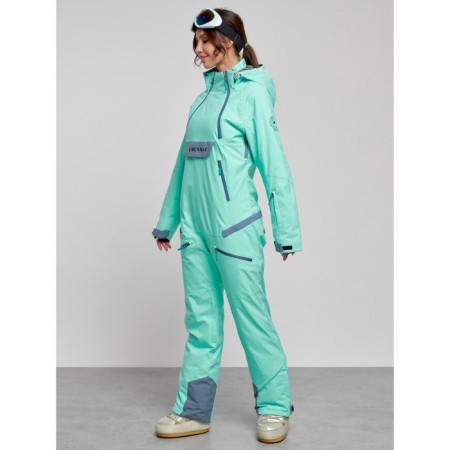 Ski -linide combine Women's Winter, size 46, turquoise color-2