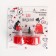 LED candles, nightlines LED RISALUX "For date" set 2 pcs., Red, RGB, 3.5 × 3.5 × 4 cm