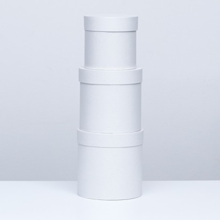 Set of boxes 3V1 "White", 15 x 15, 18 x 18, 19 x 19 cm-2