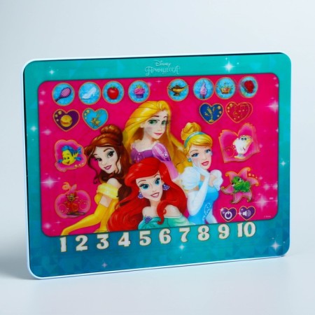 Tablet "Princesses", sound, batteries, Disney-1