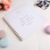 A book of wishes for a wedding on the spring, the color is white.