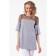 Female blouse, size 42, gray color
