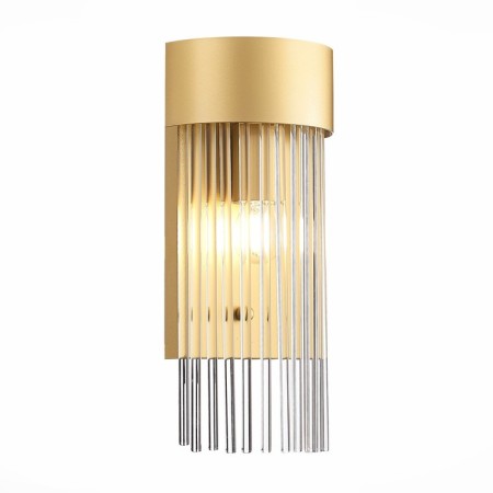 Sconces st. SL1225.201.01. Contatto. 1x60 watts, E27, 15.5x30 cm, golden color-8