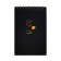A5 sketchbook, 30 black sheets on the crest, "cat", solid substrate, density 110 gr., Mix
