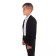 School cardigan for a boy, black color, height 146 cm
