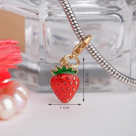 Sharm "strawberries", red-green color in gold