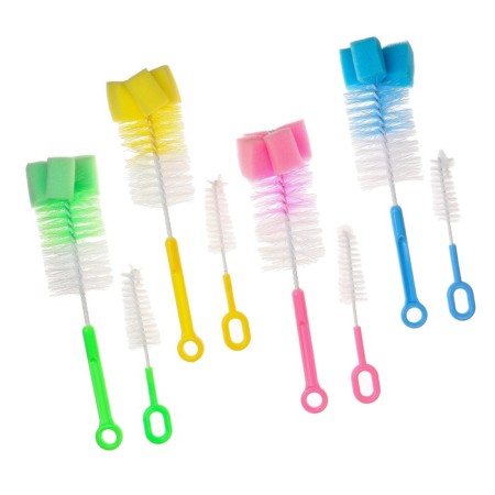 A set of brushes for bottles and nipple, color mix-5