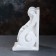 Book holder for books "Abstraction", 25cm, white