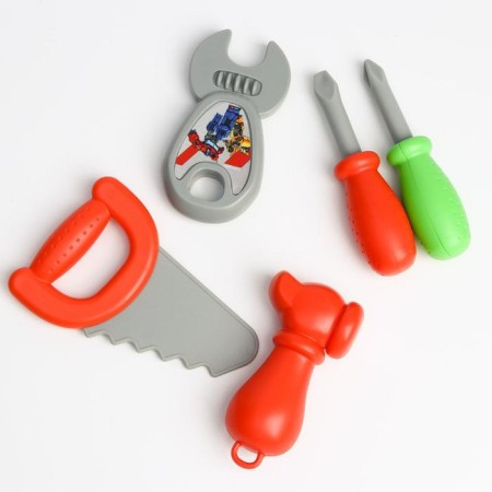Set of builder "Suitcase" in a bag with game tools, transformers-5