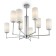 Caustra Freya Fr5184PL-08CH AGNES, 695x695x613 mm, E14, 8x60W, chromium color