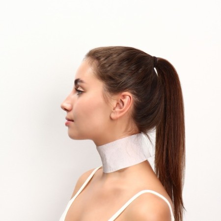 Paper collars with sticky tape, 85 pcs in roll-4