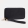 Women's wallet on lightning, black color