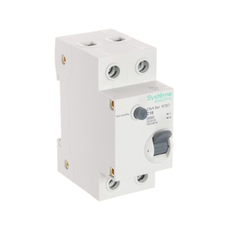 Switch aut. Dif. AVDT SE City9 Set, 1P+N, C, 16 A, 4.5 KA, 30 mA, AC, 230 V-1