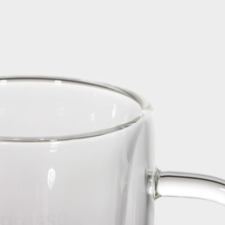 Glass mug with double walls Magistro "Duo. Espesso ", 80 ml, 9 × 6 × 6.5 cm-4