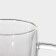 Glass mug with double walls Magistro "Duo. Espesso ", 80 ml, 9 × 6 × 6.5 cm
