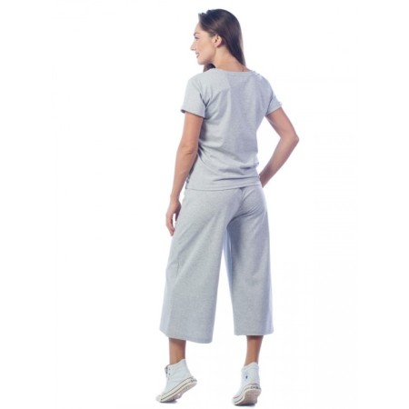 Female suitable costume, size 50, color gray-melange-4