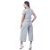 Female suitable costume, size 50, color gray-melange