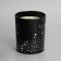 Aromatic candle "Silver Spot", blackberry, black glass