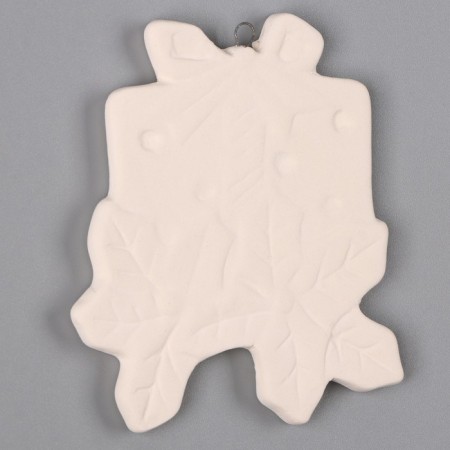 Christmas tree decoration for coloring "gift" with a suspension, brush-3
