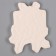 Christmas tree decoration for coloring "gift" with a suspension, brush