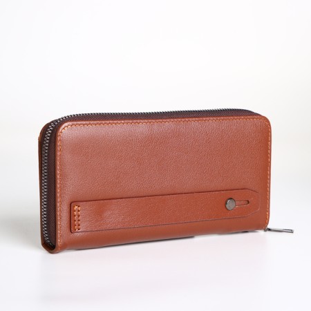 Male purse-clate on a zipper, redhead color-2
