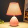 Estel table lamp E14 40W pink 17x17x26 cm Risalux