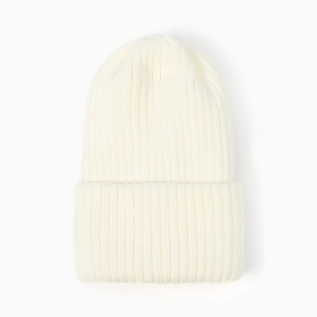 Children's hat, milk color, size 54-56