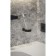 Holder with a glass matte glass, black artwelle
