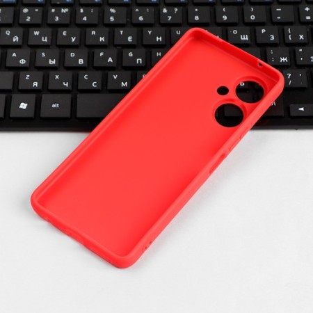 Red Line Ultimate case for Tecno Camon 19, Silicone, Red-2