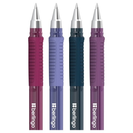 Ballpoint handle Berlingo "Aviator Vintage" Blue, 0.7mm, flu, Mix case-1