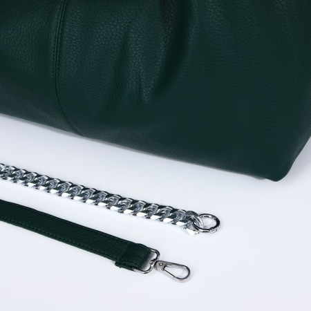 Load bag with lightning, external pocket, green color-4