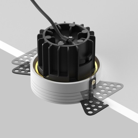 Built-in lamp Technical DL058-12W4K-TRS-BS Round, 115x60 mm, LED, 12W, 1020LM, 4000K, Brass-6