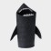 Funny “shark” storage basket, 31 × 26 × 75 cm, dark gray color