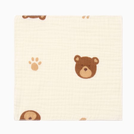 Набор платочков Крошка Я Bear, 20*20 см-5 шт, муслин, 100 % хлопок-1