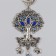 Suspension from the evil eye "Tree with elephants" 26 cm