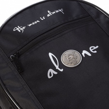 Youth backpack 42 x 30 x 20 cm, ergonomic back, Hatber Street "Mystical Moon" Black NRK_90088-6