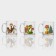 New Year's glass tea mug "New Year's snakes", 320 ml, mix