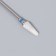 Ceramic milling cutter for manicure “Cones Rounded”, average cut, 6 × 14 mm, in a plastic case, white color
