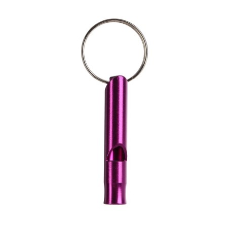 Small metal whistle for dogs, 4.6 x 0.8 cm, purple-1