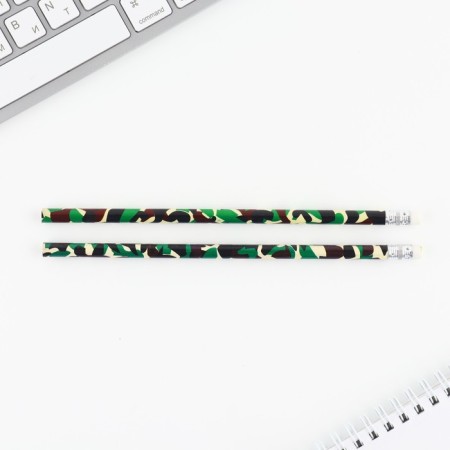 Set 2 pencils and notebook "From February 23"-6