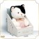 Soft toy "Little Friend", a cat in a pink dress
