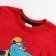 Longslit for the boy, the color is red, height is 86 cm