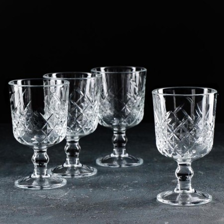 Set of glass glasses for the wine Timeless, 320 ml, 4 pcs