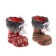 Candy "Boot", with Christmas trees, on the ties, the color of the mix