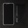 Protective glass for the iPhone 13 mini, Antishpion, 9h, 0.33 mm, black frame