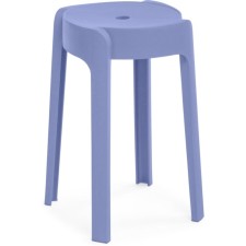 Stool BOVEL Plastic, blue 36x36x45 cm