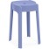 Stool BOVEL Plastic, blue 36x36x45 cm