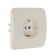 Smartbuy "Mars" socket, 16 a, single, hidden, with salary, white